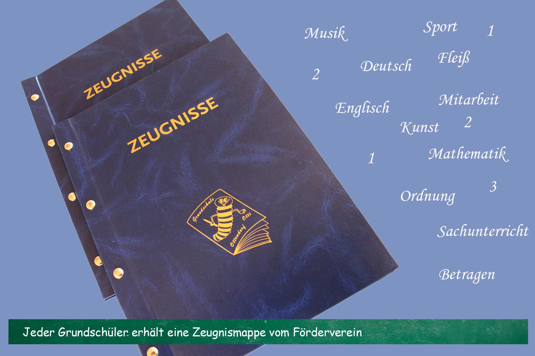 Zeugnismappe für jeden Schüler